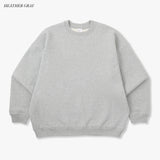 WRAP UP CREW SWEAT / USAコットン裏起毛 Brushing fabric 13.5oz