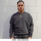 WRAP UP ショート丈 SHORT CREW SWEAT / 裏起毛 Brushing fabric 10.0oz