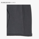 RIBBED EDGE SHORT HOODIE SWEAT / 裏パイル FRENCH TERRY 13.0oz