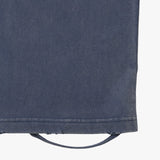 BLOW THROUGH ショート丈 SHORT SS TEE, DAMAGED & REACTIVE DYED 6.8oz