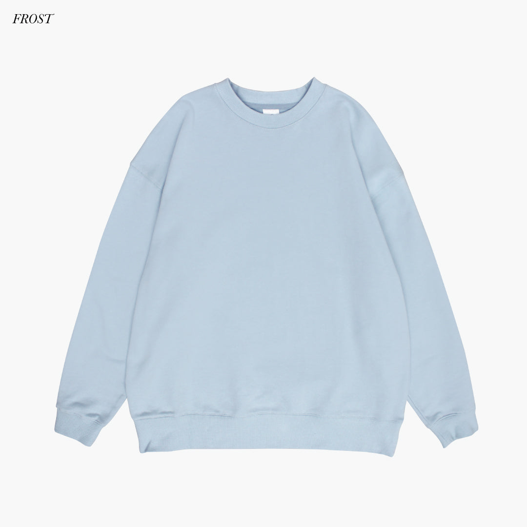LITTLE DROP CREW SWEAT / 裏パイル French terry / 10.0oz – MUHAKU