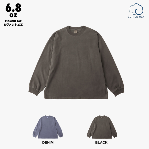早い者勝ち XLARGE PIGMENT DYED FEEL THE POWER L/S TEE 早い者勝ち XLARGE PIGMENT DYED FEEL THE POWER L/S TEE