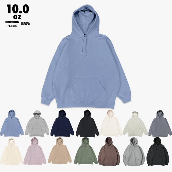 WRAP UP HOODIE SWEAT / 裏起毛 Brushing fabric 10.0oz – MUHAKU