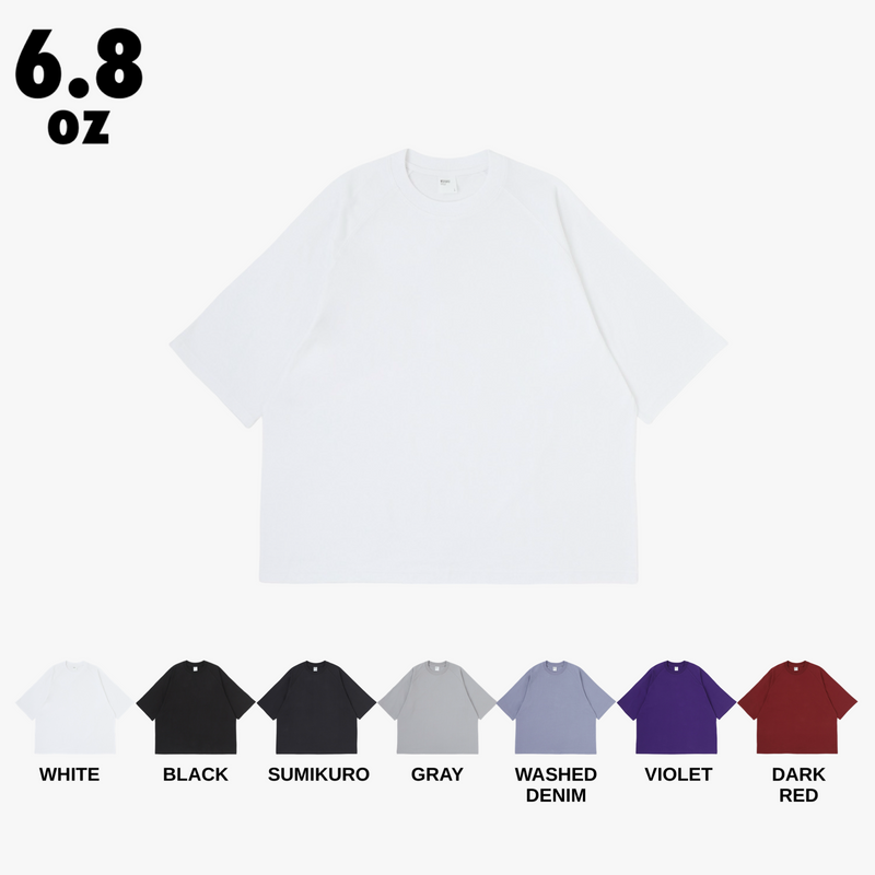 BLOW THROUGH SS TEE / Raglan sleeve 6.8oz