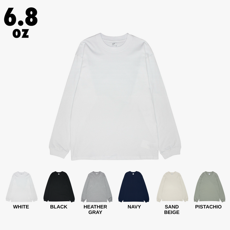 JUST RIGHT LS TEE 6.8oz