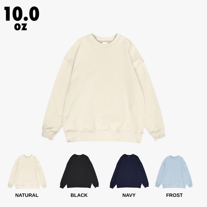 LITTLE DROP CREW SWEAT / 裏パイル French terry / 10.0oz – MUHAKU LITTLE DROP CREW SWEAT / 裏パイル French terry / 10.0oz – MUHAKU