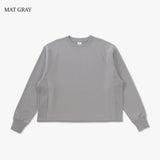 RIBBED EDGE SHORT CREW SWEAT / 裏パイル FRENCH TERRY 13.0oz