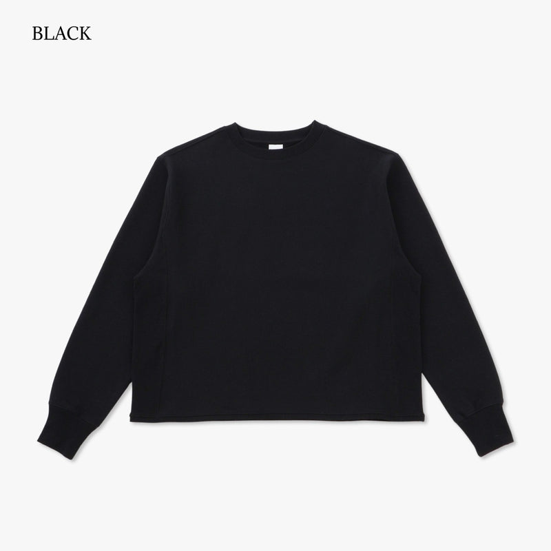 RIBBED EDGE SHORT CREW SWEAT / 裏パイル FRENCH TERRY 13.0oz