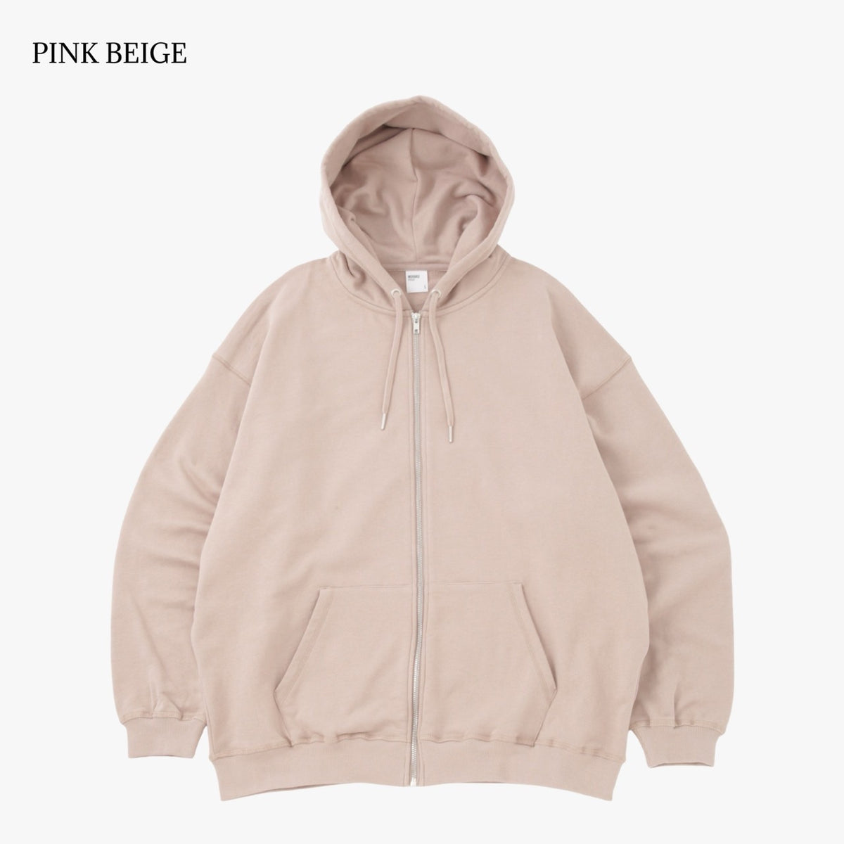 COZY FLOW FULL ZIP HOODIE SWEAT/ORGANIC COTTON 裏パイル