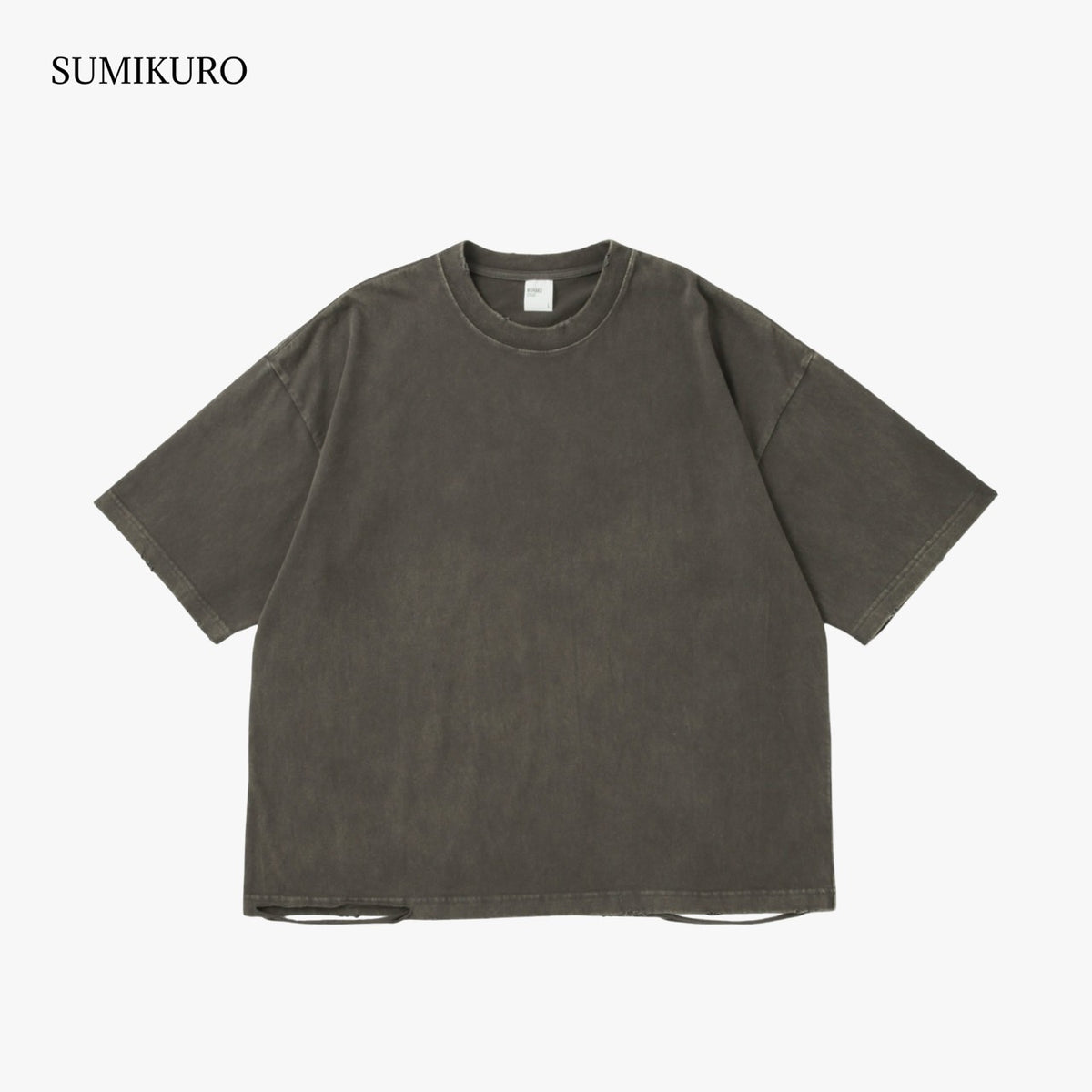 ささしょう BLOW THROUGH ショート丈 SHORT SS TEE, DAMAGED & REACTIVE