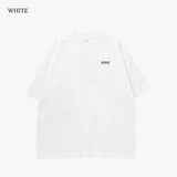 MUHAKU ロゴ刺繍 BLOW THROUGH ショート丈 SHORT SS TEE 6.5oz