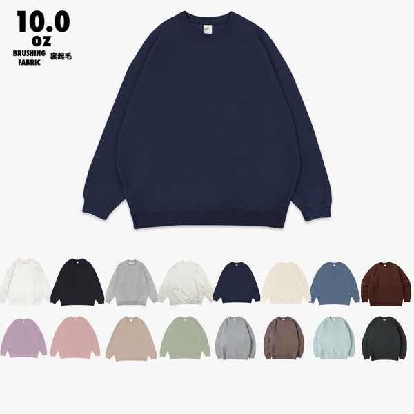 WRAP UP CREW SWEAT / 裏起毛 Brushing fabric 10.0oz