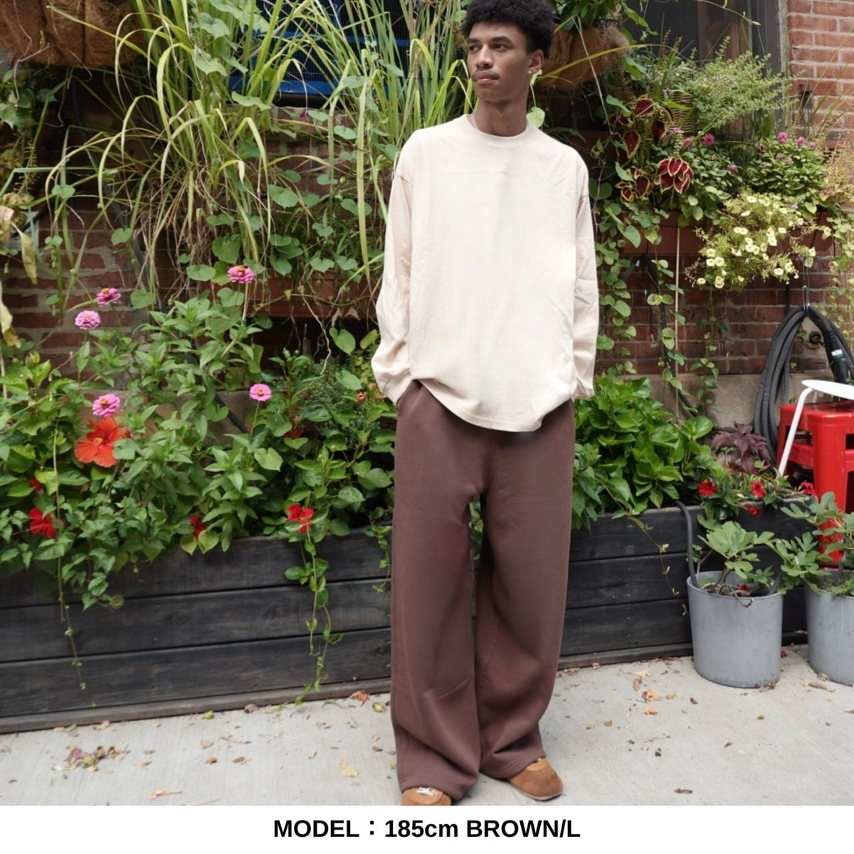 RUFFLOG パフパンツ　裏起毛　ウエア　L LOUNGE FLOW PANTS SWEAT/裏起毛 Brushing fabric 10.0oz – MUHAKU