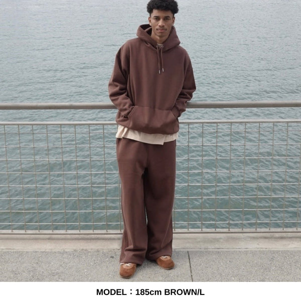 WRAP UP HOODIE SWEAT / 裏起毛 Brushing fabric 10.0oz