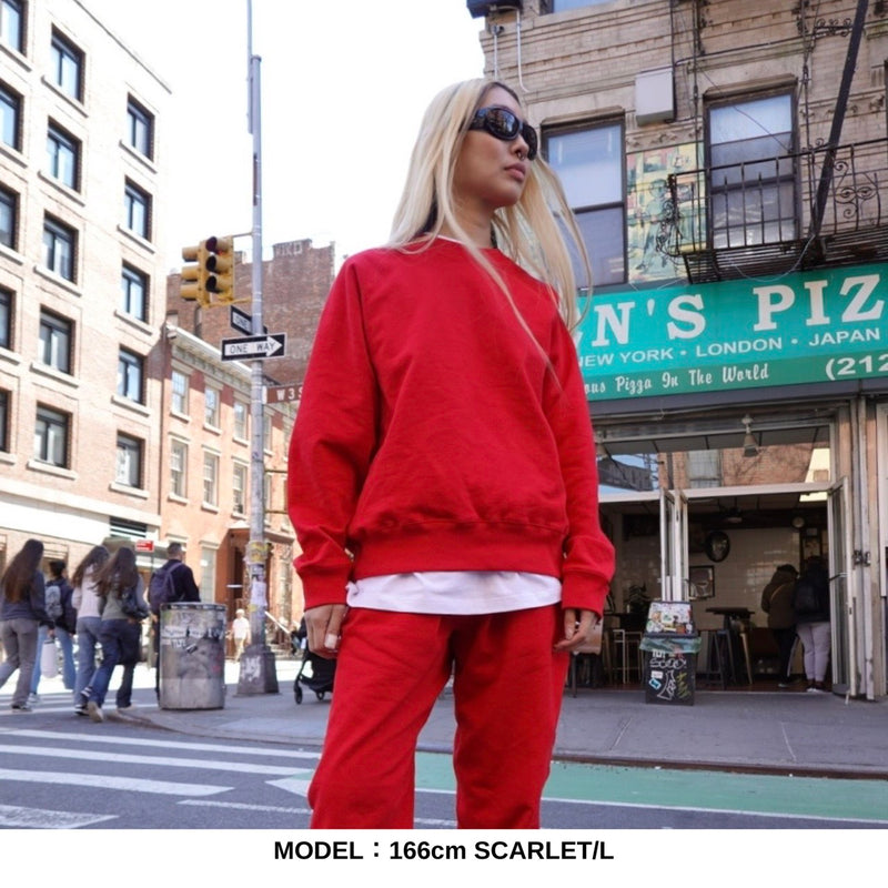 WRAP UP CREW SWEAT / RAGLAN SLEEVE / 裏パイル FRENCH TERRY 13.0oz