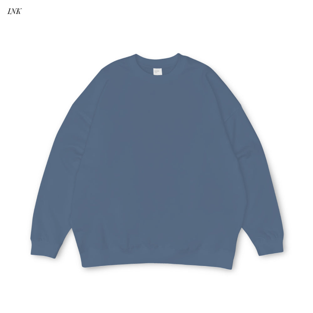 無派区 WRAP UP CREW SWEAT Lサイズ WRAP UP CREW SWEAT / 裏起毛 Brushing fabric 10.0oz – MUHAKU