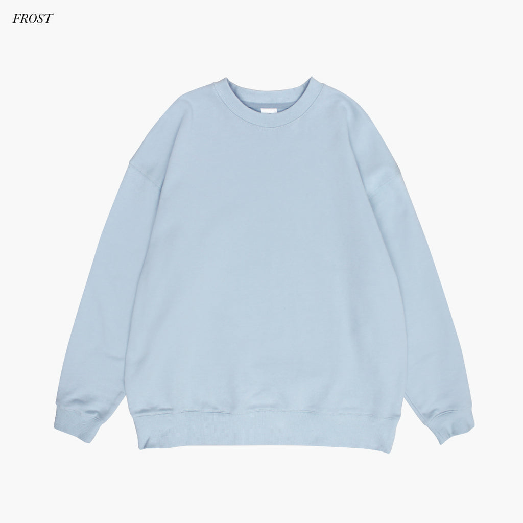 LITTLE DROP CREW SWEAT / 裏パイル French terry / 10.0oz – MUHAKU